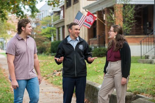 Stinziano with OSU Students