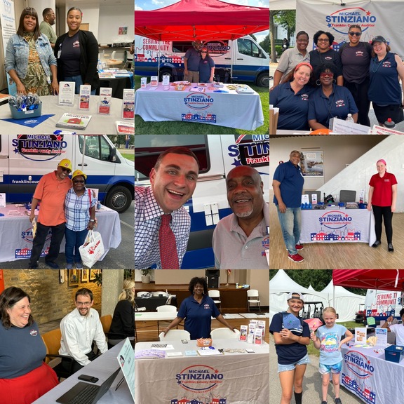 A collage of photos from various events attended by staff of your Franklin COunty Auditor's Office