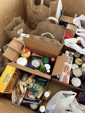 Donations received from a Shred Hunger event auditor's office last May. 