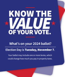 Know the Value of Your Vote Mailer will be sent to each property owner in Franklin County. 