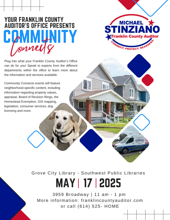 community connect flyer- Hilliard Library May 17, 11am-1 pm
