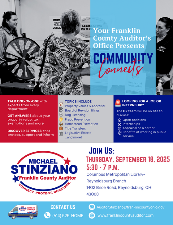 Community Connects will be held at the Reynoldsburg Library