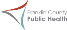 Franklin County Public Health logo with an abstract three-color swoosh graphic.