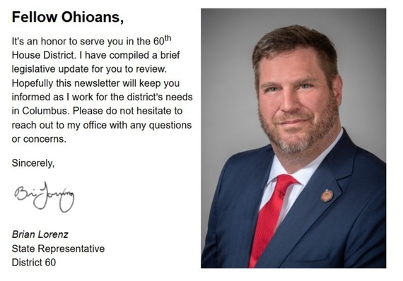 Newsletter with Signature