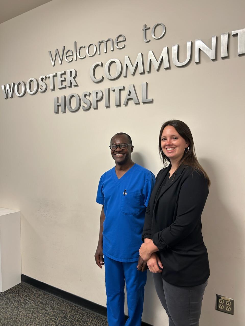 Wooster Hospital Picture with Dr. Ofori and Rep. Craig
