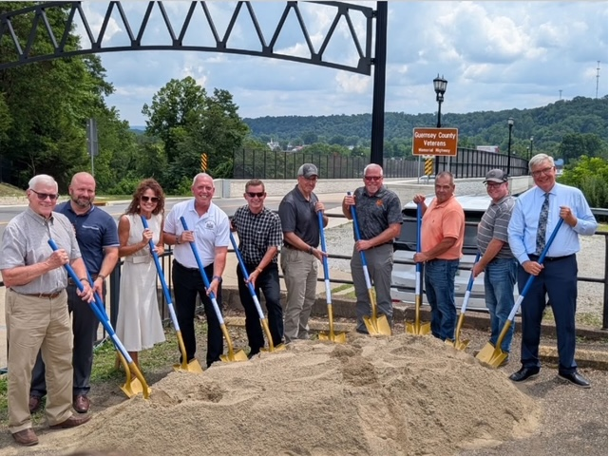 Groundbreaking Great Guernsey Trail and Turner Avenue Streetscape