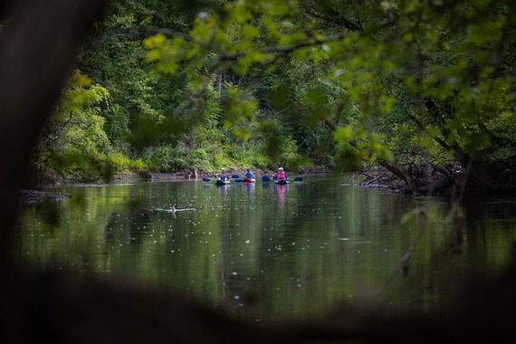 Kayaking with Sec. LaRose 