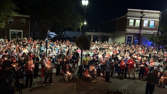 Rep. Bird at the Charlie Kirk Vigil in Batavia