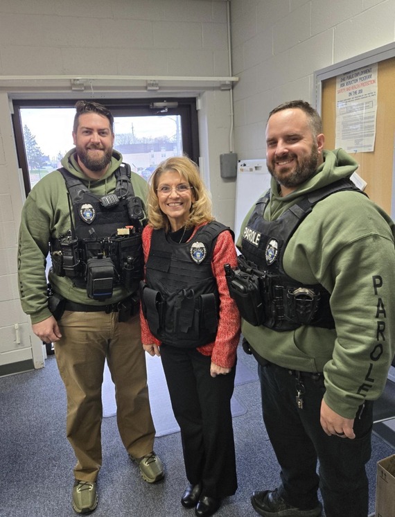 Rep. Gross with Local Parole Officers