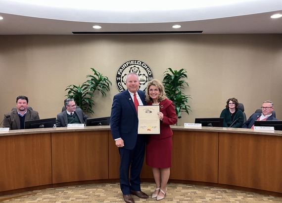 Rep. Gross and Mayor Rhodus