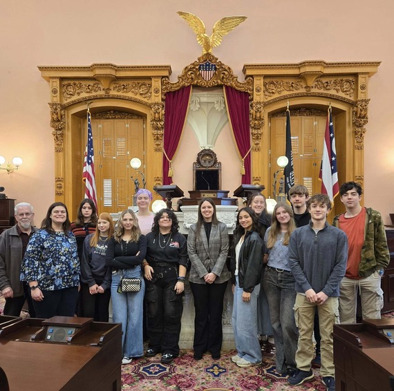 Welcoming Kingsway Students to the Statehouse 