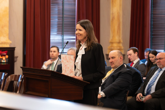 Rep. Richardson in Senate Education Committee