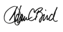 Rep. Bird's Signature