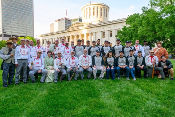 Vintage Baseball on the Statehouse Lawn!