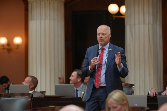 Rep. Bird giving a floor speech