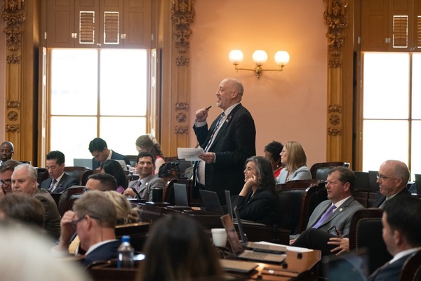 Rep. Click looking to the side