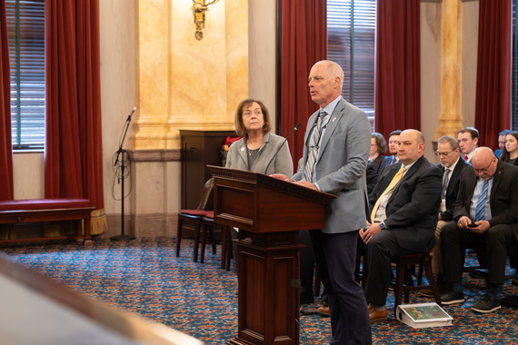 Reps. Bird and Gayle Manning Testifying