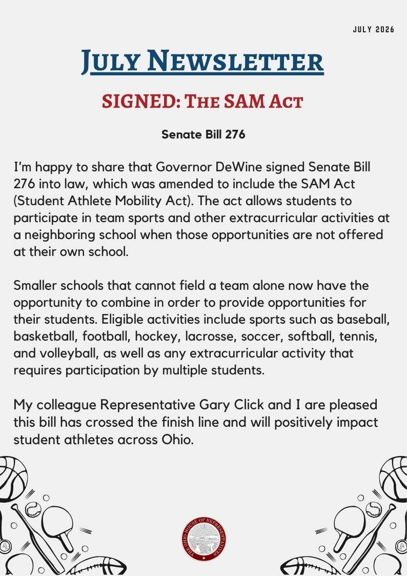 Signed: The SAM Act
