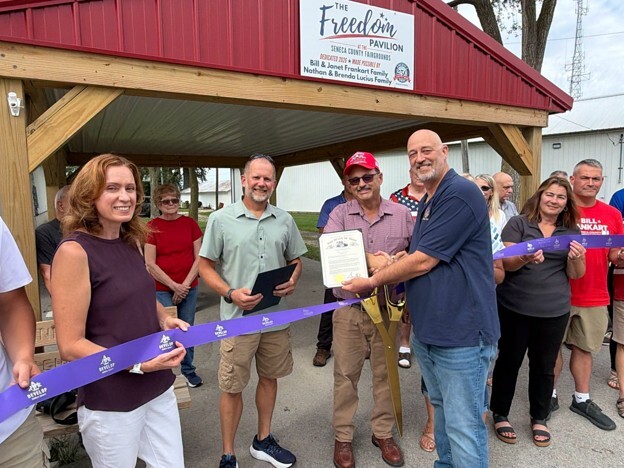 Ribbon cutting event