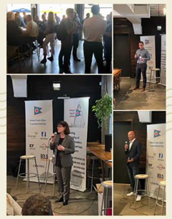 collage of pictures of people at meeting