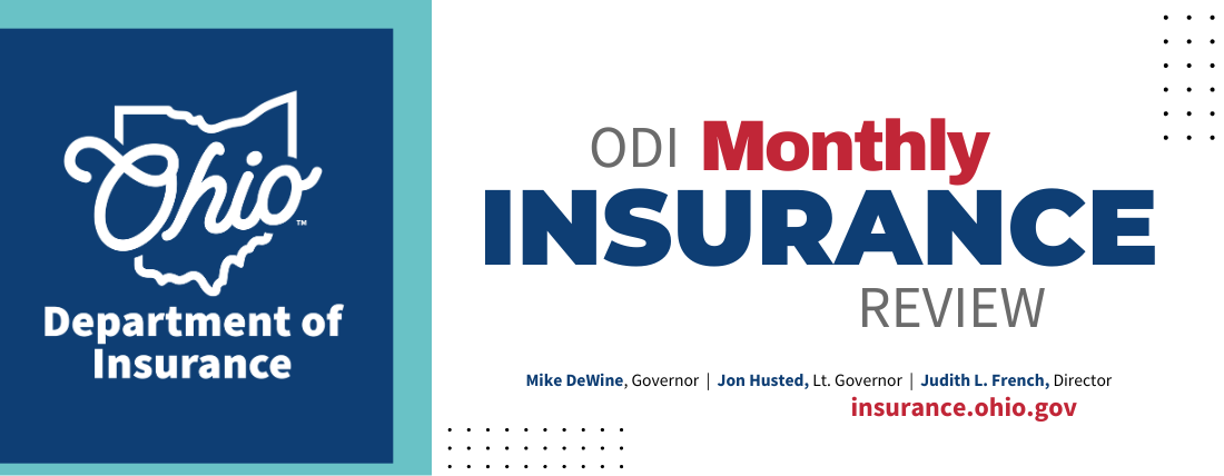 ODI Monthly Insurance Review newsletter header