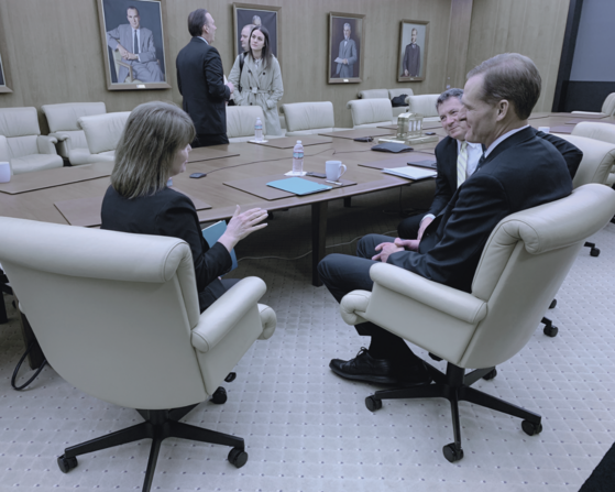 picture of director french at meeting 