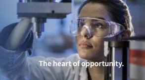 picture of lady working on a machine - heart of opportunity