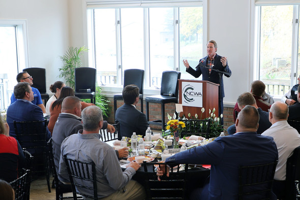 Lt. Governor Husted speaks to business leaders in Ashland for the North Central Workforce Alliance Lunchtime Summit.