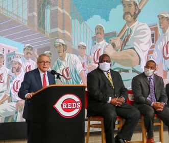 Governor DeWine speaks on the history of baseball in Cincinnati after Wilberforce University announces the return of their collegiate baseball team.