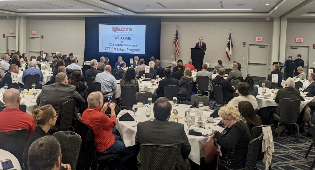 Lt. Governor Husted speaks to OhioACTS on Tuesday.