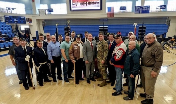 Lt. Governor Husted visits Defiance for Veterans Day.