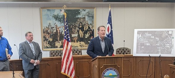 Lt. Governor Husted announces the Ohio BUILDS grant that Greenville is being awarded.