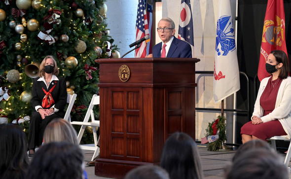 Governor DeWine delivers remarks at the Wreaths Across America Wreath Laying Ceremony