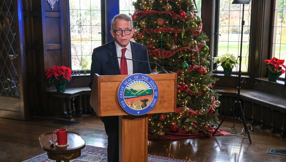 Governor DeWine during press conference 12/17/2021