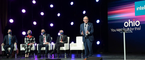 Governor DeWine welcomes Intel executives to Ohio for the announcement of two state-of-the-art fabrication facilities being brought to Ohio.! 