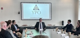 Lt. Governor Husted speaking to members of the Young Presidents Organization Columbus Chapter.