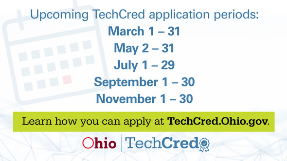 TechCred dates