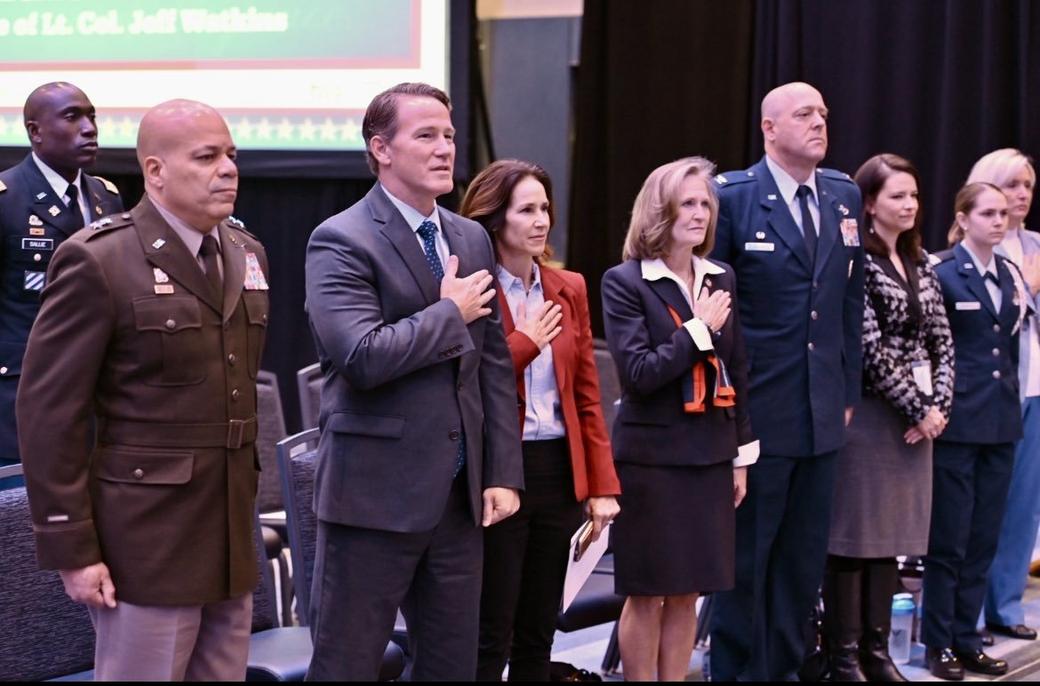 Lt. Governor and Second Lady Tina Husted attended an event in Columbus for Ohio's high school students who have committed to the U.S. Armed Forces.