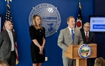 Lt. Governor Husted announces the recipients of BroadbandOhio's grants.