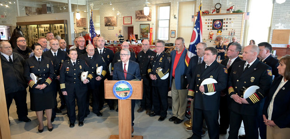 Governor DeWine announces the Ohio Task Force on Volunteer Fire Service which will be chaired by State Fire Marshal Kevin Reardon.