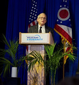 Governor DeWine speaks at the Holocaust Commemoration 