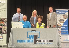 Lt. Governor Husted during the Workforce Partnership's signing day ceremony.