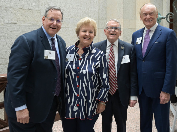 Governor DeWine attends the Senate Luncheon at the Ohio Statehouse. 