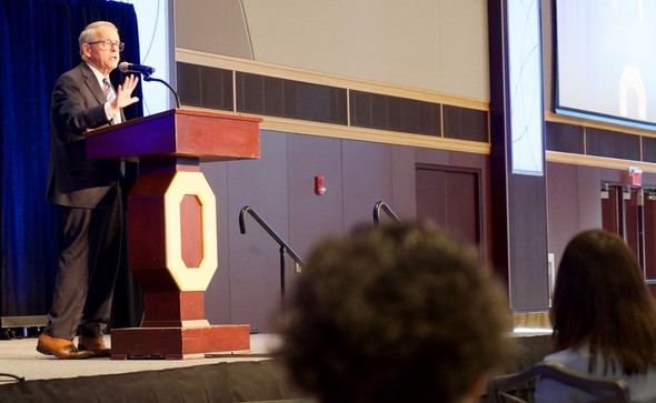 Governor DeWine speaks at the 2022 Ohio Teacher Leadership Summit.