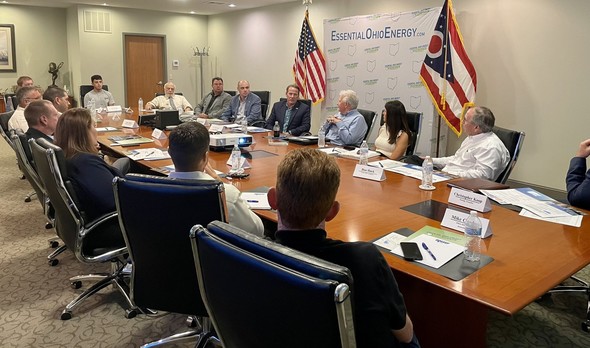 Lt. Governor Husted discusses the importance of the oil and gas industry in Ohio during a roundtable discussion hosted by OOGEEP and the OOGA.