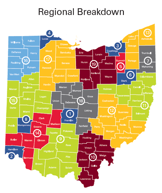 Ohio map