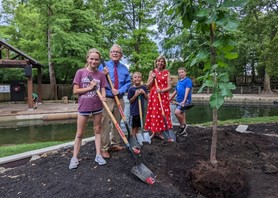 Tree planting at ODNR Natural Resources Park