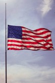 Flag half staff