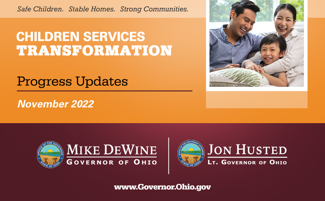 Children Services Transformation update graphic