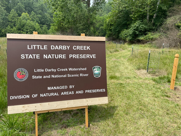 Nature Preserve Sign